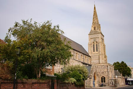 St Judes Church at Palmerston Road, Southsea