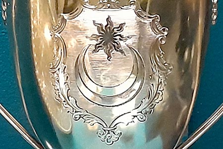 Star and Crescent on the East Cup at Portsmouth City Museum