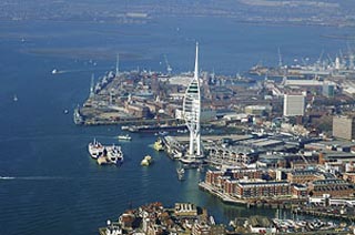 Views from the Spinnaker Tower, Portsmouth