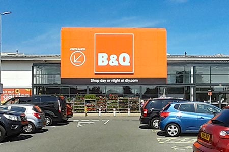 B&Q store at the Pompey Centre, Portsmouth