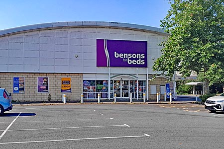 Bensons For Beds at the Pompey Centre in Portsmouth