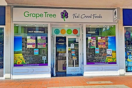 Grape Tree health food shop at Palmerston Road