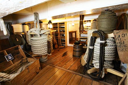 HMS Victory, Lord Nelsons flagship at Portsmouth Historic Dockyard