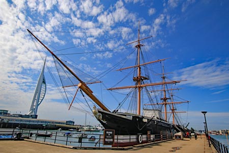 HMS Warrior at Portsmouth Historic Dockyard