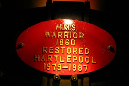Historic ship Warrior restored in Hartlepool