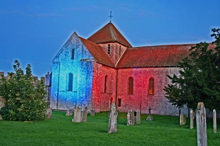 St Mary's Church at Portchester Castle Portchester Castle history