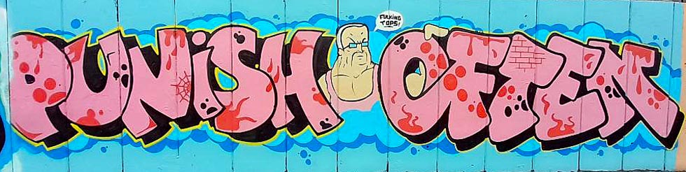 Punish Often, Street Art, Specks Lane, Portsmouth