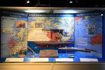 Exhibition at the Royal Navy Submarine Museum