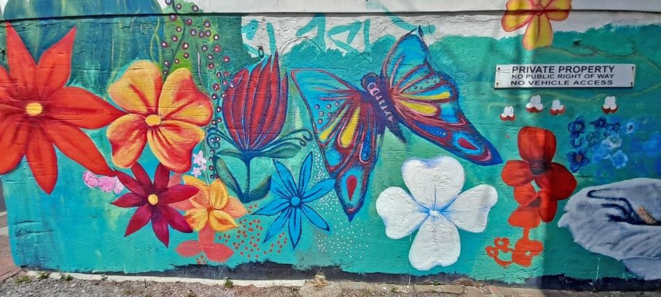 Street painting at Waverley Road, Southsea